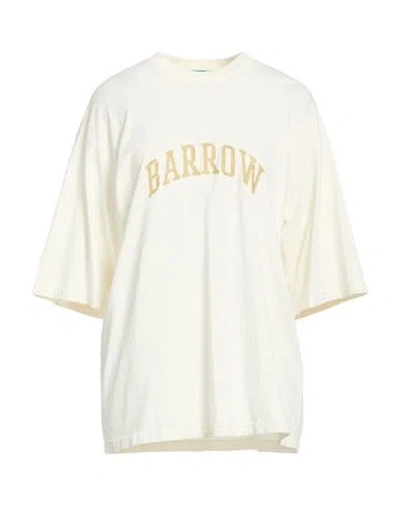 Barrow Woman T-shirt Cream Size Xl Cotton In White