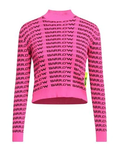 Barrow Woman Turtleneck Fuchsia Size M Nylon In Pink