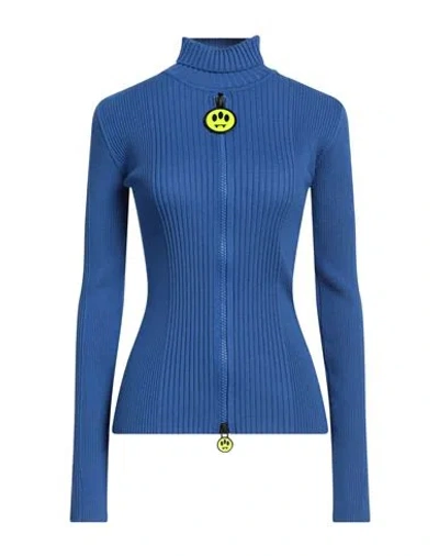 Barrow Woman Turtleneck Navy Size S Viscose, Polyester, Polyamide In Navy