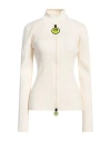 Barrow Woman Turtleneck Off White Size M Viscose, Polyester, Polyamide In Off White
