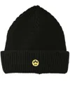 Barrow Smiley-patch Cotton Beanie
