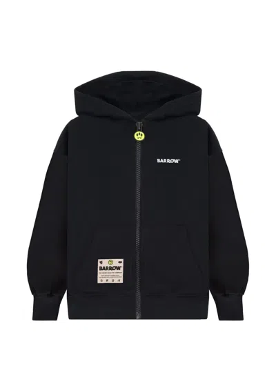 Barrow Kids' Zip Hoodie In Black