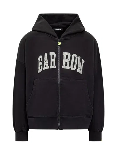 Barrow Logo Hoodie In Black