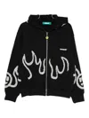 Barrow Zip-up Hoodie In Black
