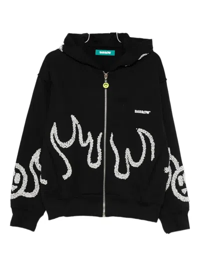 Barrow Zip-up Hoodie In Black