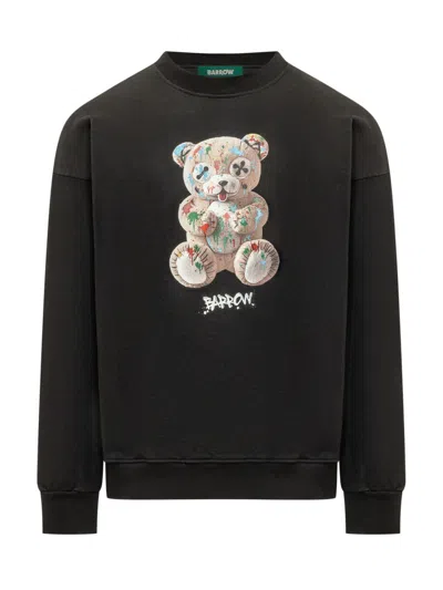 Barrow's Black Crew Neck Sweatshirt