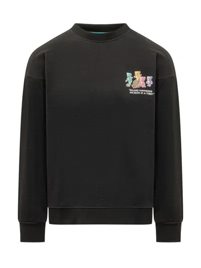 Barrow's Black Crew Neck Sweatshirt