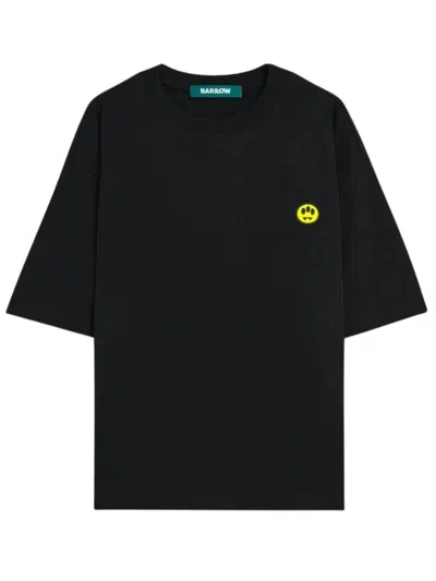 Barrow's Black Crew Neck T-shirt