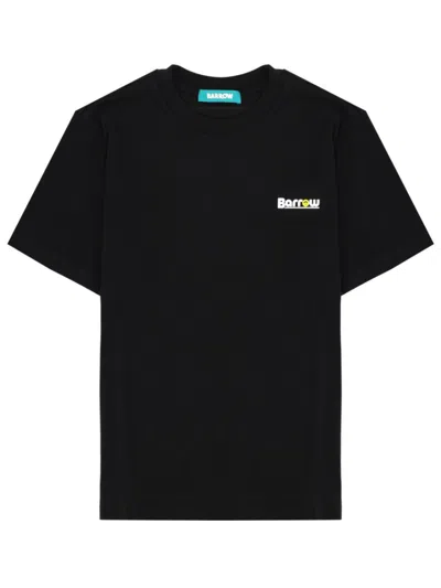 Barrow's Black Logo Crew Neck T-shirt