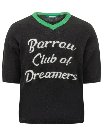 Barrow's Black V Neck T-shirt