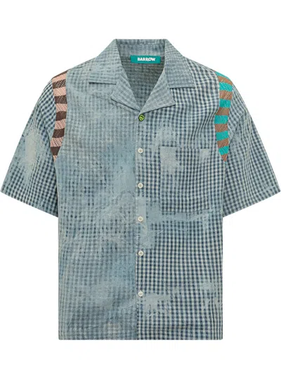 Barrow's Blue Regular Checks Shirt