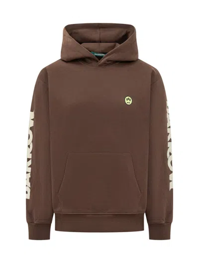 Barrow's Brown Logo Regular Hoodie