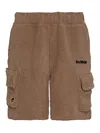 Barrow's Brown Solid Shorts In Brown