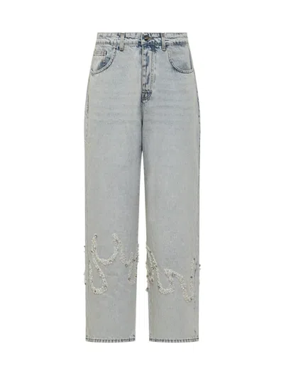 Barrow's Light Blue Straight Jeans