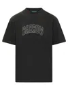 Barrow's Black Crew Neck T-shirt In Black