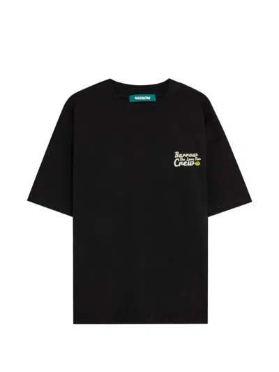 Barrow's Men Black Crew Neck T-shirt, Xl Luxury T-shirts For Men Darveys
