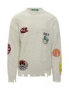 Barrow's Off White Regular Sweaters In Off White