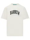 Barrow's White Crew Neck T-shirt In White