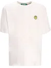 Barrow's White Crewneck Graphic T-shirt In White