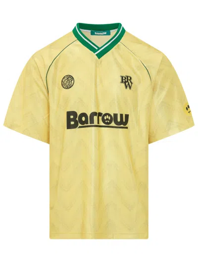 Barrow's Yellow V Neck T-shirt