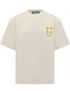 Barrow's Off White Graphic T-shirt In Neutral