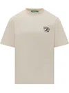 Barrow's Off White Graphic T-shirt In Neutral