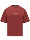Barrow's Red Crew Neck T-shirt In Red