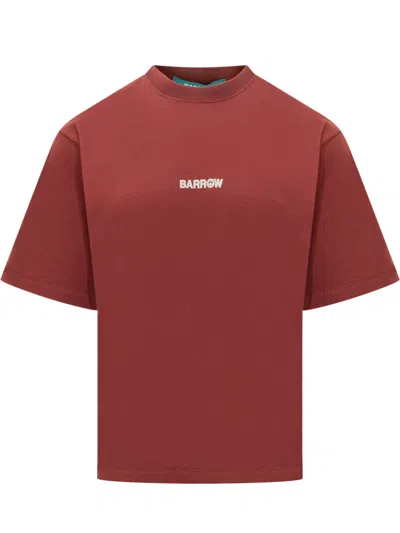 Barrow's Red Crew Neck T-shirt