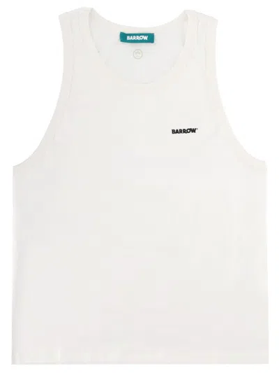 Barrow's White Logo Tank Top
