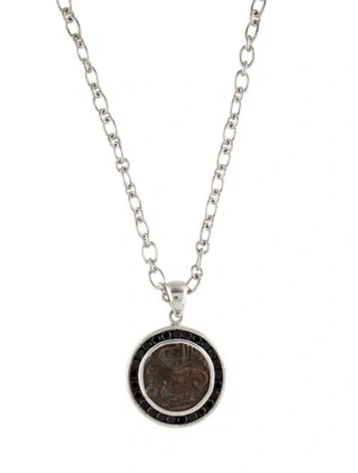 Pre-owned Barry Brinker 2.62ctw Spinel With Coin Pendant Necklace, 21" In Multi