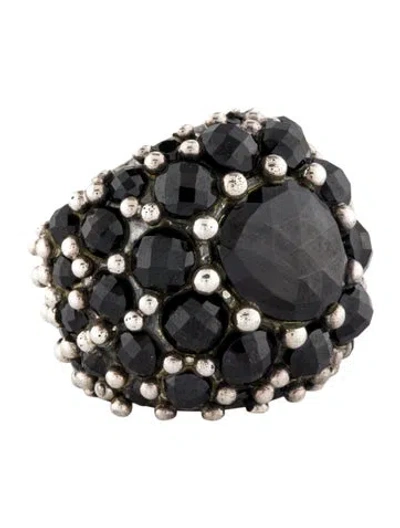 Pre-owned Barry Brinker Spinel Cocktail Ring In Multi