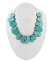 Barse Women's Boulder Genuine Stone Statement Necklace In Multi