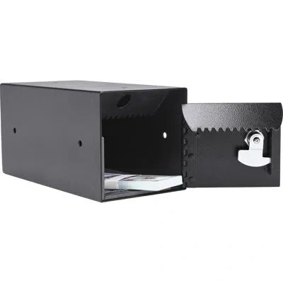Barska 0.17 Cu. Ft Single Key Depository Safe In Gloss