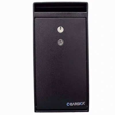 Barska 0.27 Cubic Ft Dual Key Depository Safe In Gloss