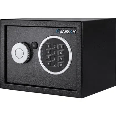 Barska 0.41 Cu. Ft Digital Keypad Security Safe In Gloss;black Steel