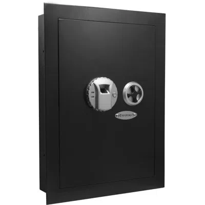 Barska 0.52 Cubic Ft Left Opening Biometric Wall Safe