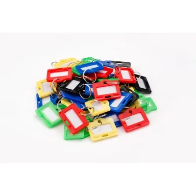 Barska 100  Key Tags Small In Blue;black;green;red;yellow