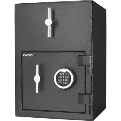 Barska 1.15 Cubic Ft Rotary Hopper Keypad Depository Safe