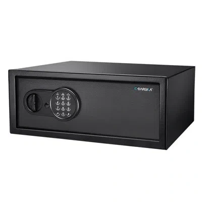 Barska 1.2 Cubic Ft Wide Keypad Safe In Gloss