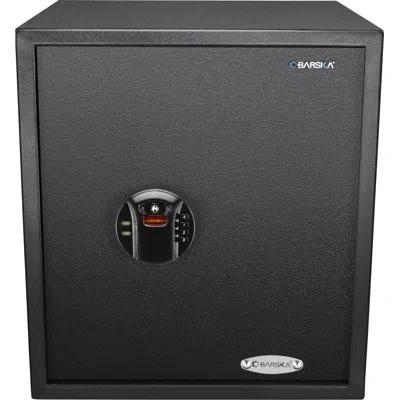 Barska 1.94 Cubic Ft Biometric Keypad Safe In Satin Black