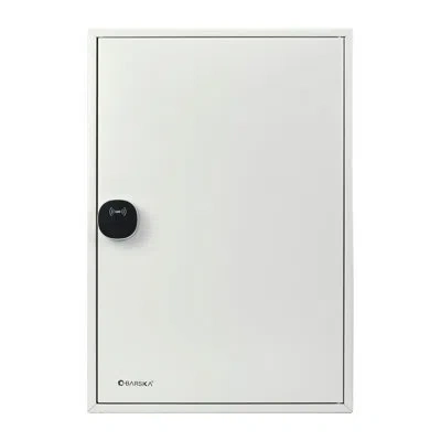 Barska 200 Keys Adjustable With Rfid Lock,grey In White