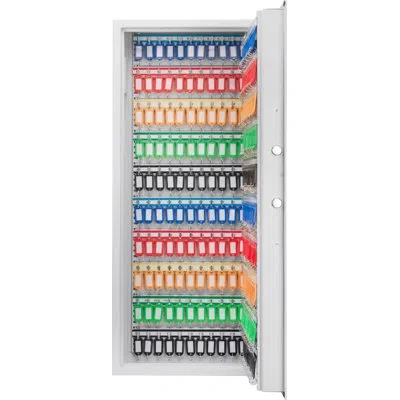 Barska 240 Keys Keypad Wall Key Safe White