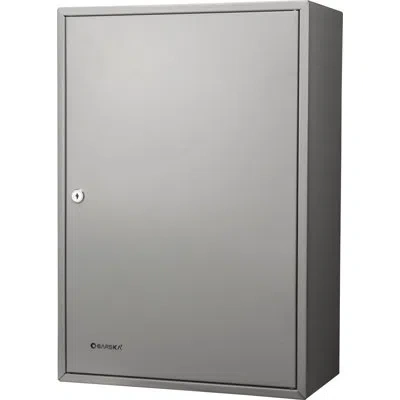 Barska 300 Keys Adjustable Key Lock Box Grey In Gray