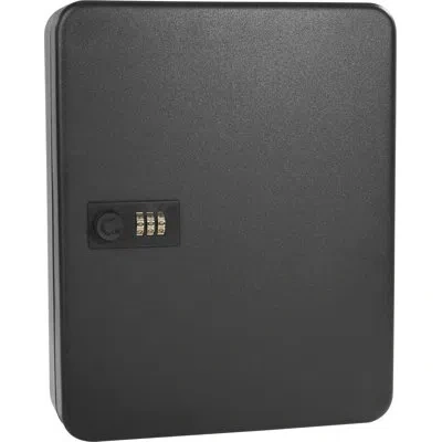 Barska 36 Keys Lock Box W/ Combination Lock Black