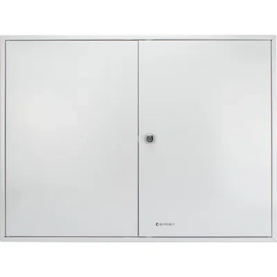 Barska 400 Keys Adjustable Key Lock Box Grey In Gray