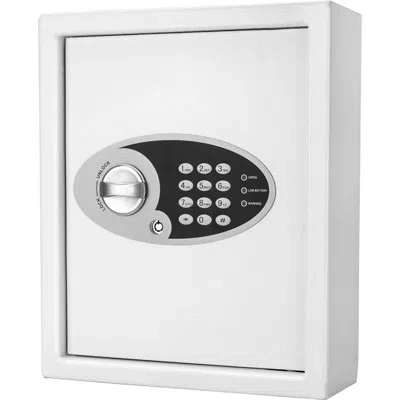 Barska 48 Keys Keypad Wall Key Safe In Black;white