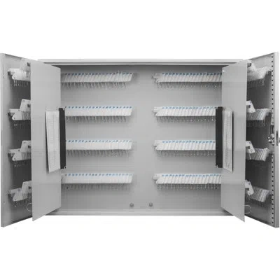 Barska 480 Key Grey Lock Box W/ White Tags In Gray