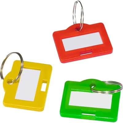 Barska 50 Key Tags Small In Green;red;yellow