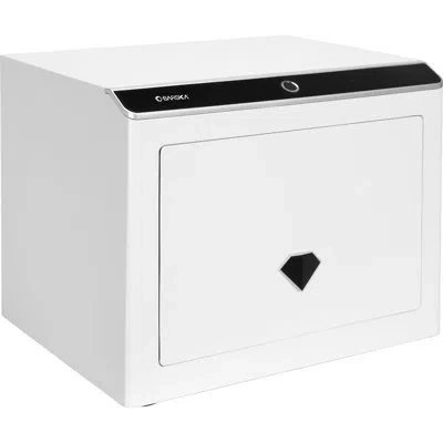 Barska Diamond 2.4 Cubic Feet Touchscreen Biometric Keypad Security Safe In Satin