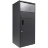 Barska Mpcb-200 Extra Large Single Compartment Locking Parcel Box In Matte Black